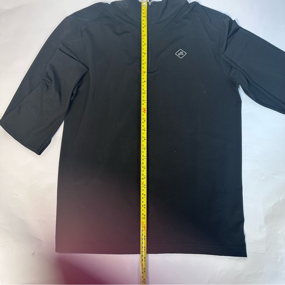 Maide x Bonobos Golf flex quarter zip, Men’s size small slim fit, black - Picture 11 of 12
